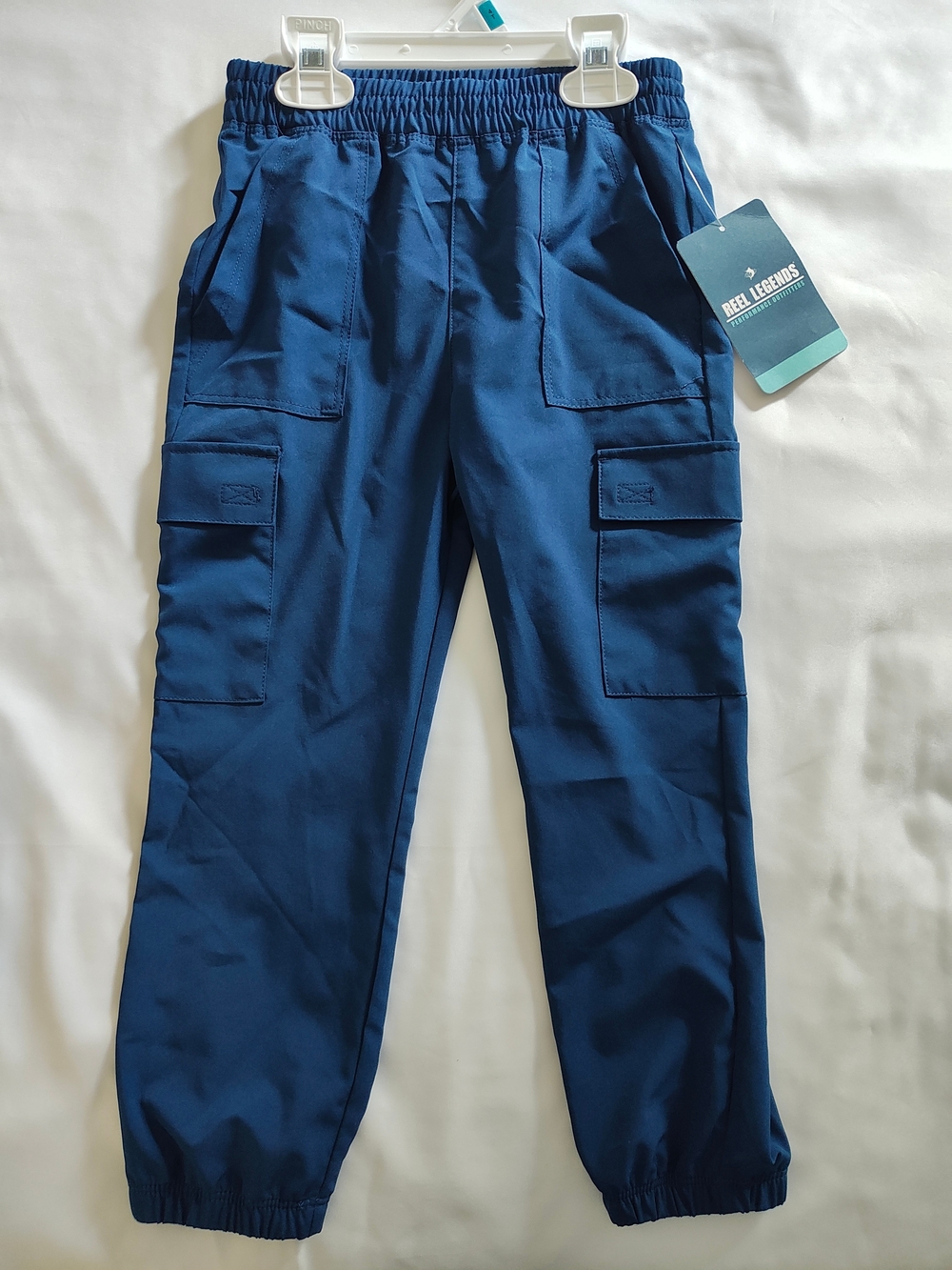 Reel Legends Deep Blue Elastic Waist Joggers